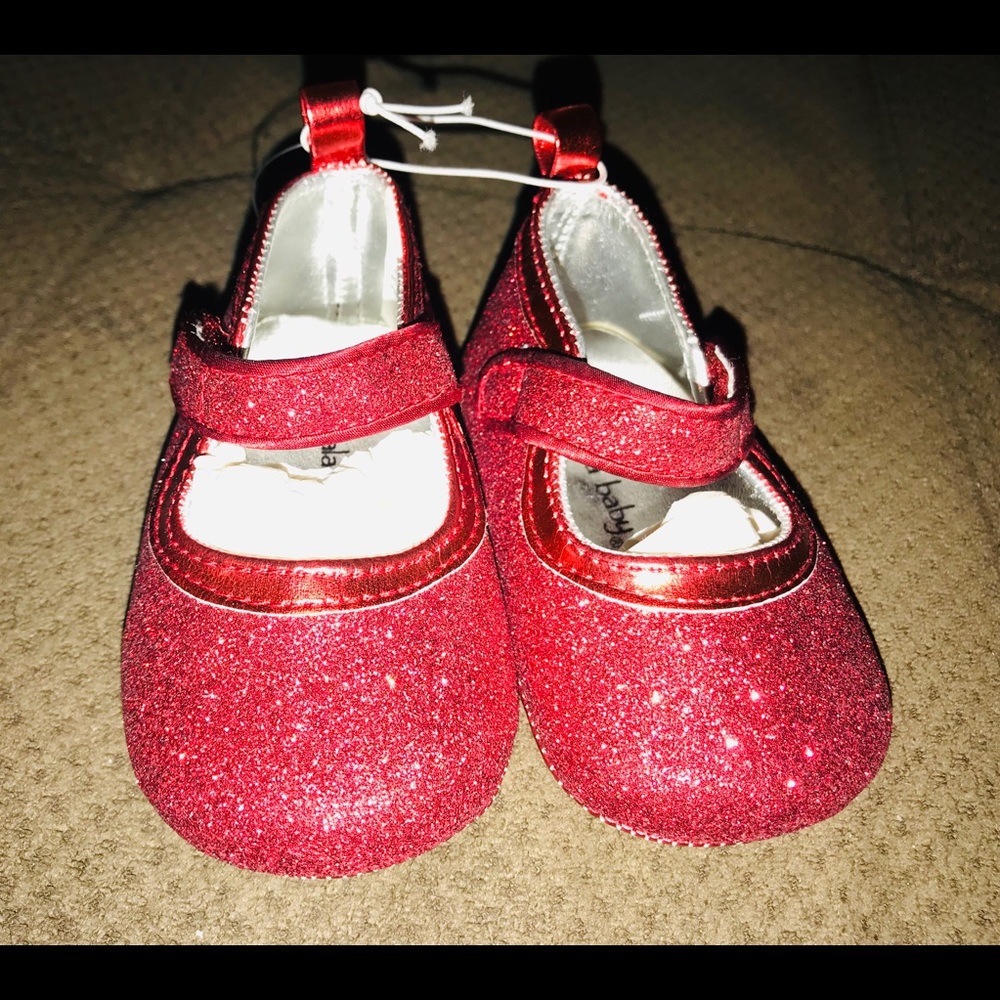 🆕Koala Baby Girl’s Red Slip on Dress Shoes Size 2 - Picture 5 of 8